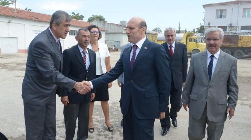 Kırklareli İl &Ouml;zel İdaresinden Yeni Atanan Vali Orhan &Ccedil;ift&ccedil;i&rsquo;ye Brifing
