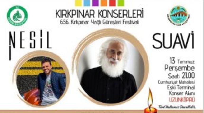 Kırkpınar Konserleri Uzunk&ouml;pr&uuml;&rsquo;de