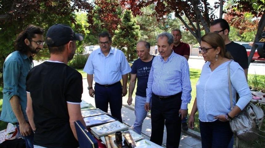 G&uuml;lmece Parkı Sanat At&ouml;lyesine D&ouml;n&uuml;şt&uuml;