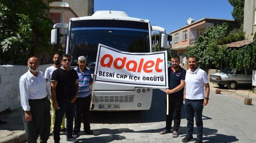 Chp Besni Teşkilatı Yola &Ccedil;ıktı