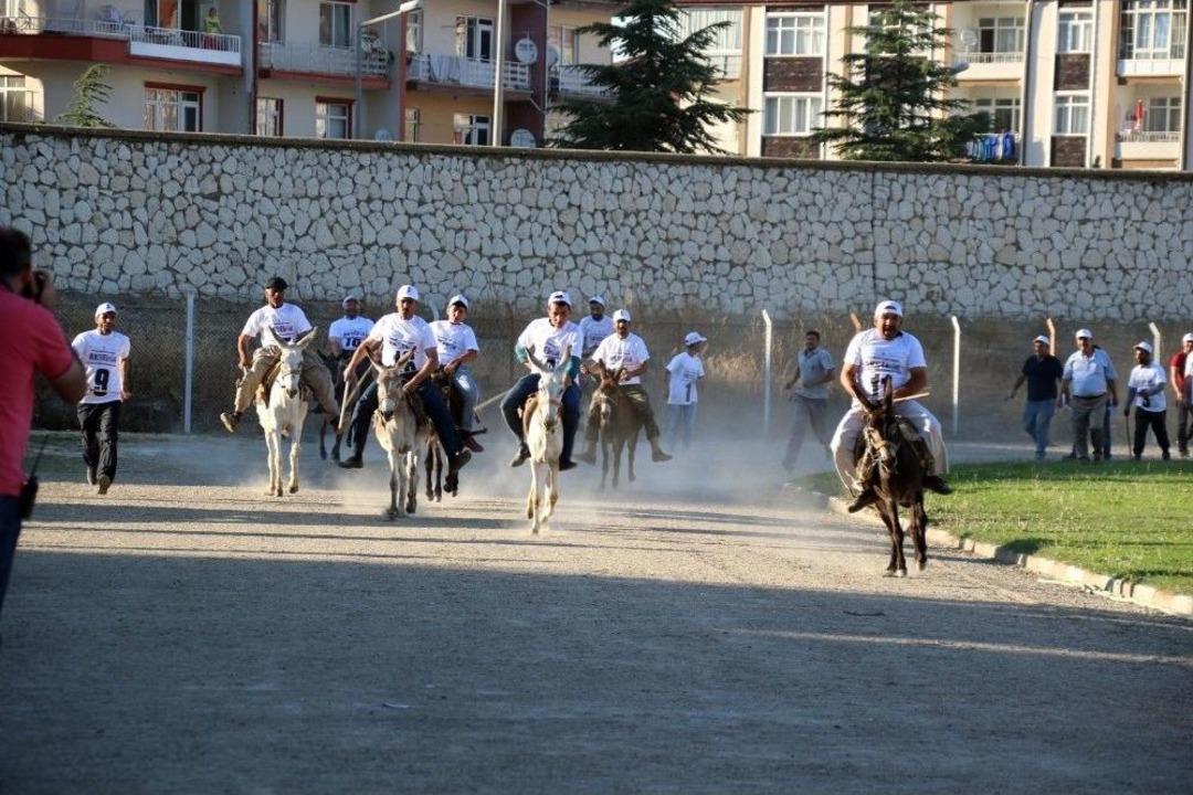 Eşeğe Binme Ve En G&uuml;zel G&ouml;zl&uuml; Eşek Yarışları Yapıldı
