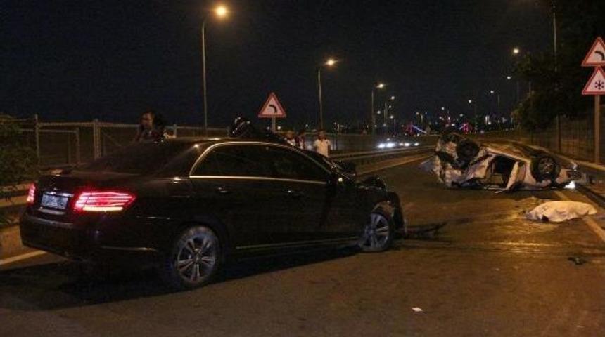 Beykoz'da Trafik Kazası: 1 &Ouml;l&uuml;, 2 Yaralı