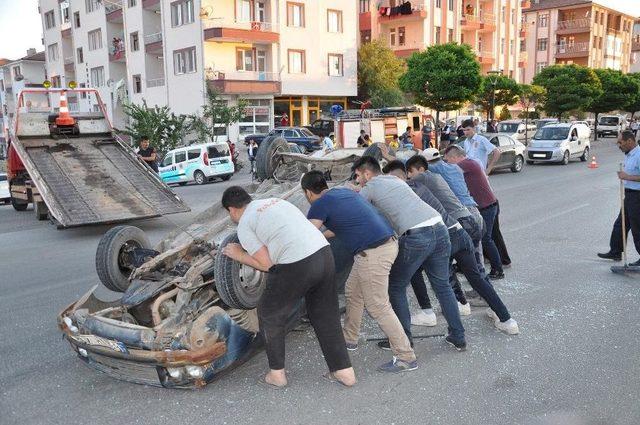 Yozgat’ta Trafik Kazası: 4 Yaralı