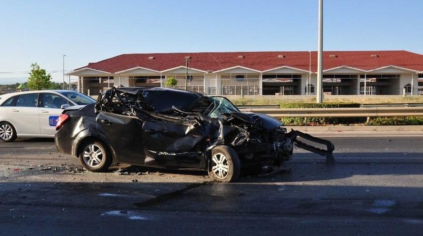 Hurdaya D&ouml;nen Ara&ccedil;tan Burnu Bile Kanamadan &Ccedil;ıktı