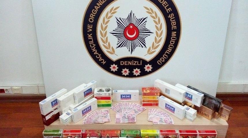 Denizli&rsquo;de Sahte Para Ve Ka&ccedil;ak Sigara Operasyonu