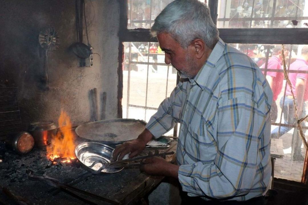 Yozgat&rsquo;ta Son Kalaycı Ustası Mesleğini Devam Ettirmeye &Ccedil;alışıyor