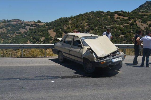 Kula’da Trafik Kazası: 1 Yaralı