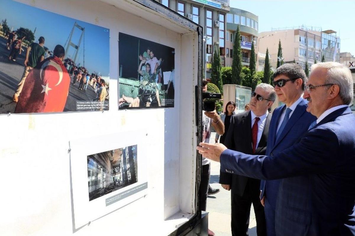 İha&rsquo;nın &rsquo;15 Temmuz Destanı&rsquo; Fotoğraf Sergisi Antalya&rsquo;da A&ccedil;ıldı