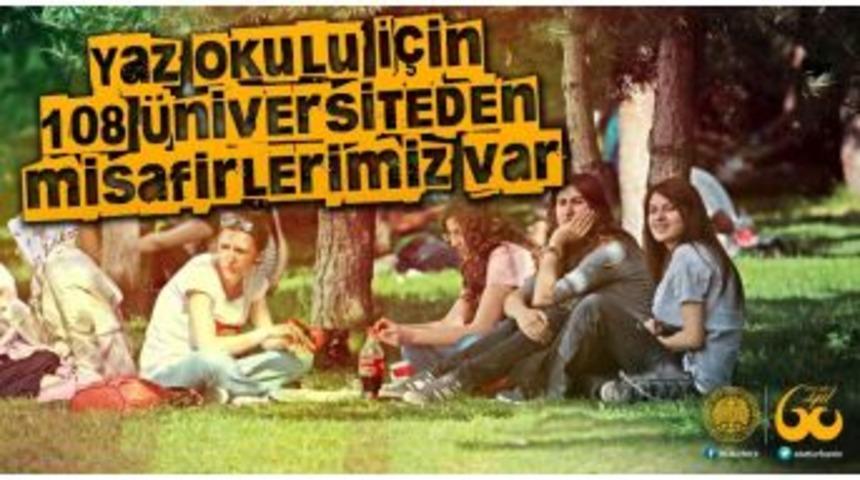 Yaz Okulu İ&ccedil;in 108 &Uuml;niversiteden &Ouml;ğrenci Geldi