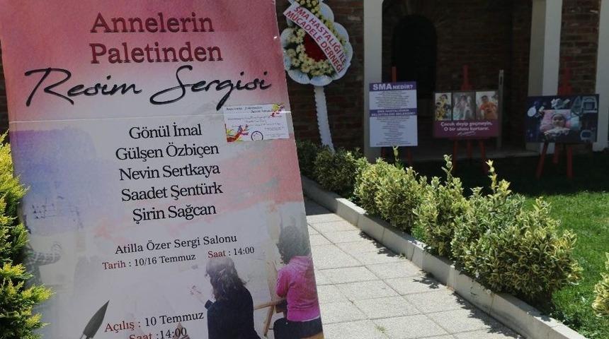 Sma Hastaları İ&ccedil;in &lsquo;annelerin Paletinden Resim Sergisi&rsquo;
