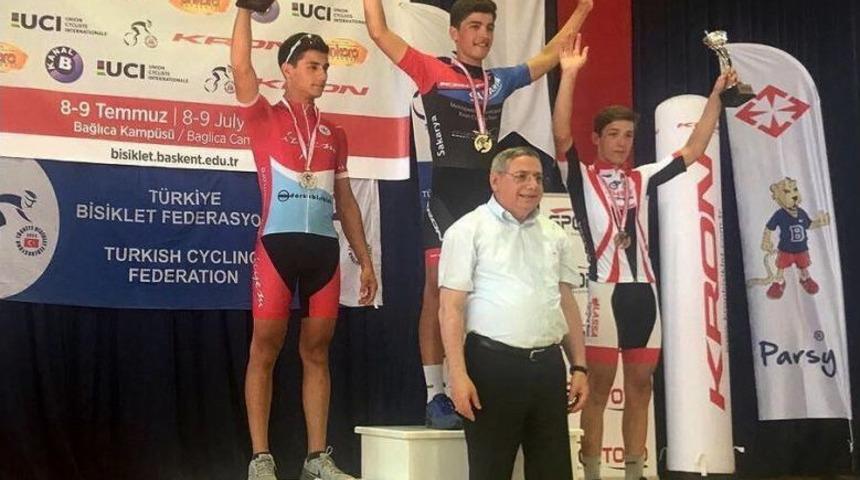 B&uuml;y&uuml;kşehir Bisiklet Takım Sporcusu Mtb Cup Yarışında 1&rsquo;inci Oldu