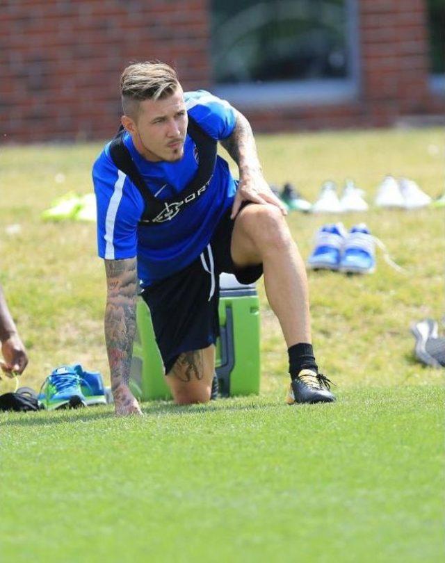 Trabzonspor'da Kucka Antrenmanda