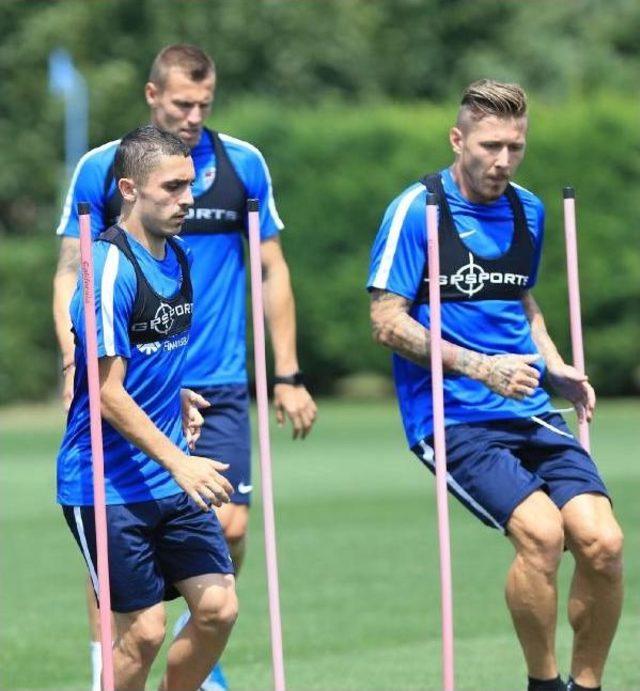 Trabzonspor'da Kucka Antrenmanda