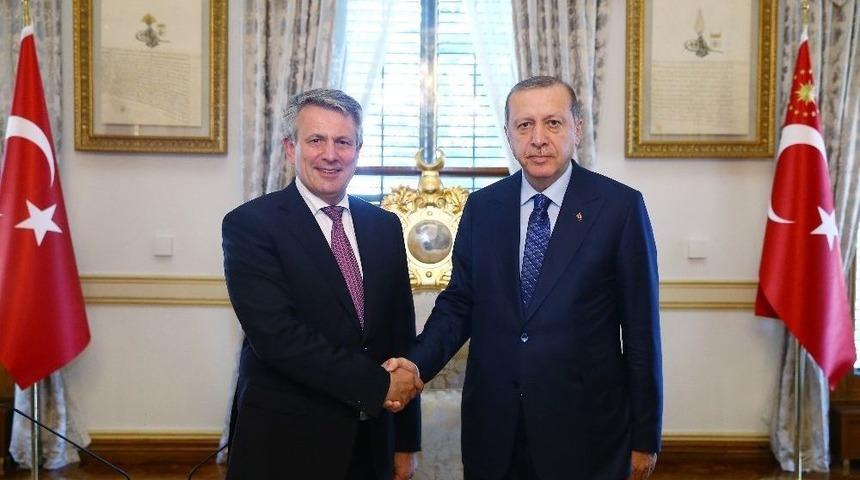 Cumhurbaşkanı Erdoğan, Shell D&uuml;nya Başkanı Beurden&rsquo;ı Kabul Etti
