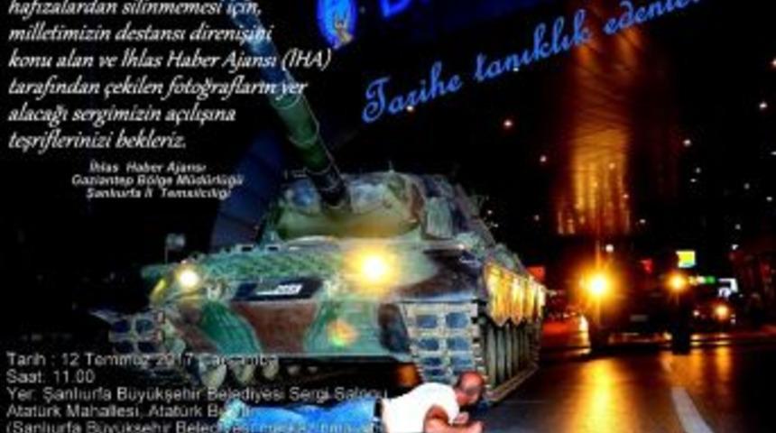 İhlas Haber Ajansı Şanlıurfa&rsquo;da 15 Temmuz Resim Sergisi A&ccedil;acak