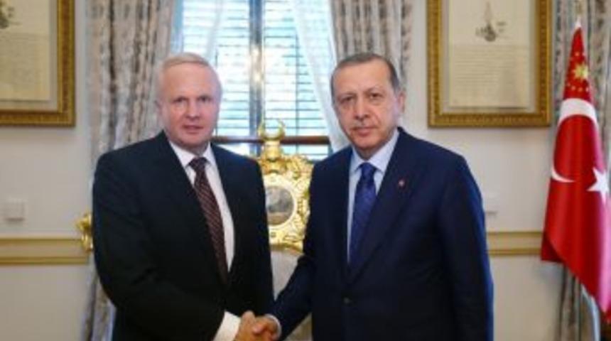 Cumhurbaşkanı Erdoğan Bp Grup Ceo&rsquo;su Dudley&rsquo;i Kabul Etti