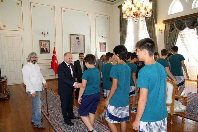 Vali Ceylan T&uuml;rkiye 5&rsquo;incisi Tredaş Spor&rsquo;u Ağırladı 2