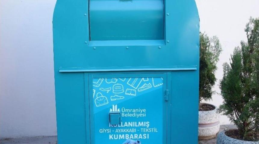 &Uuml;mraniye Belediyesi Eski Kıyafetleri Doğaya Yeniden Kazandırıyor