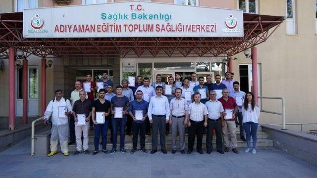 İlaçlama Personeline ‘biyosidal Ürün Uygulayıcısı’ Sertifikası Verildi