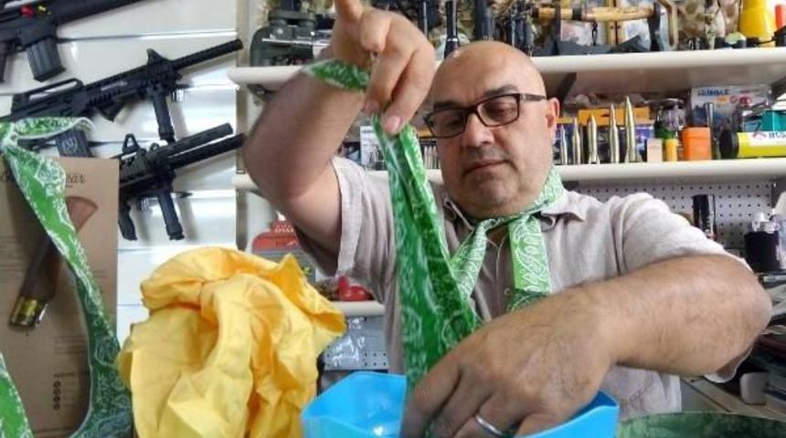 Konya'da &Ccedil;&ouml;l Sıcaklarına Karşı Soğuk Fular