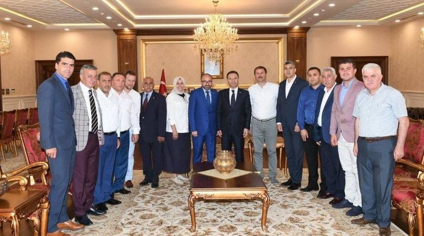 Başkan &Uuml;z&uuml;lmez&rsquo;den Vali Aksoy&rsquo;a Ziyaret