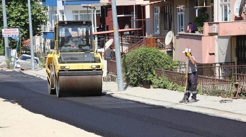 Ankara Caddesi Asfaltlanıyor