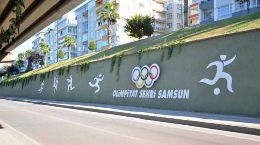 Samsun Olimpiyat Renklerine B&uuml;r&uuml;nd&uuml;