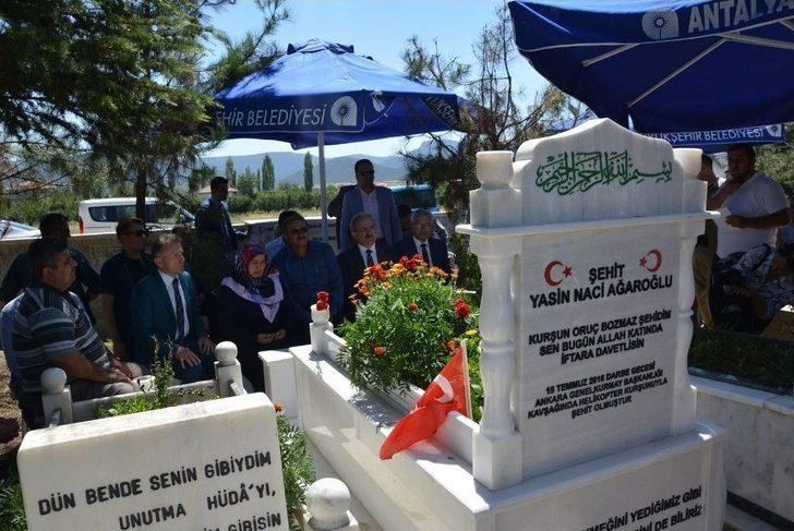 15 Temmuz Şehidi Yasin Naci Ağaroğlu Mezarı Başında Anıldı G2