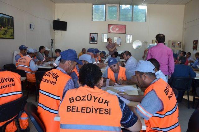 Bozüyük Belediyesi’nde İşçi Sağlığı Ve İş Güvenliği Eğitimi