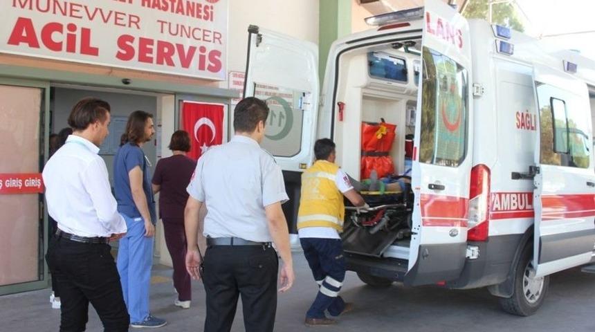 &Ccedil;atıdan D&uuml;şen Su Tesisat&ccedil;ısı Yaralandı