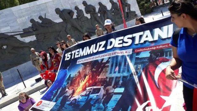 Şehitler Abidesi'nde 15 Temmuz Şehitleri Için Anma