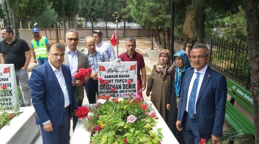 Başkan K&ouml;şker&rsquo;den Şehitlik Ziyareti