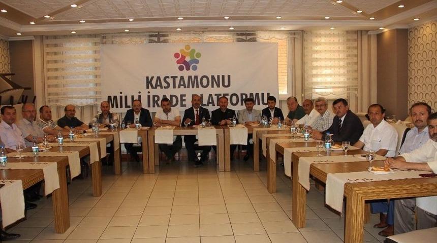 Milli İrade Platformu D&ouml;nem Başkanı Mehmet Butur;