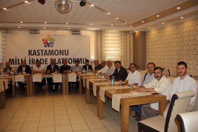 Milli İrade Platformu D&ouml;nem Başkanı Mehmet Butur; 1