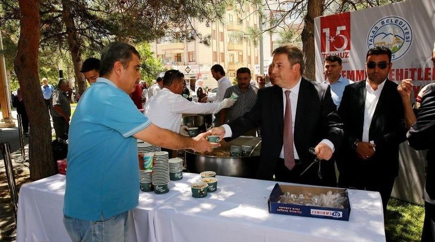 Talas&rsquo;ta 15 Temmuz Şehitleri İ&ccedil;in Mevlit Okutuldu