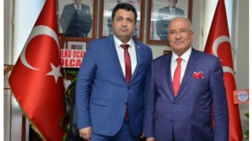 Başkan Kocamaz&rsquo;dan, Mhp&rsquo;nin Yeni İl Başkanı G&ouml;lgeli&rsquo;ye &ldquo;hayırlı Olsun&rdquo; Ziyareti
