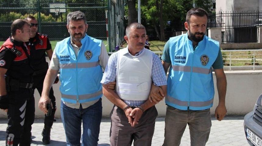 Samsun&rsquo;da 2 Kişiyi &Ouml;ld&uuml;r&uuml;p, 1 Kişiyi Ağır Yaralayan Şahıs Adliyeye Sevk Edildi