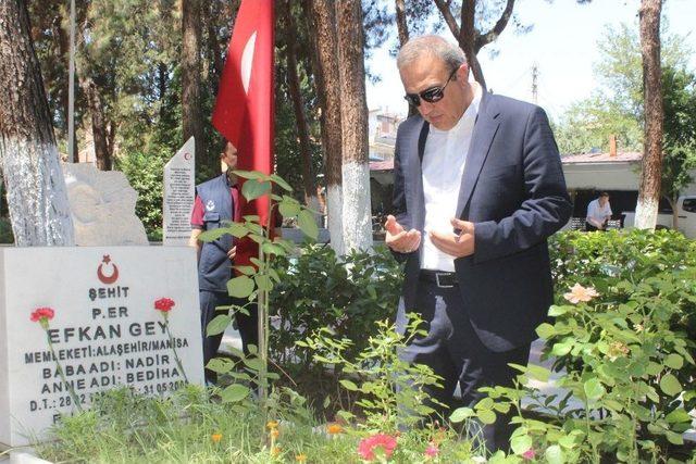 Sarıgöl, Alaşehir Ve Gördes’te 15 Temmuz Şehitleri Anıldı