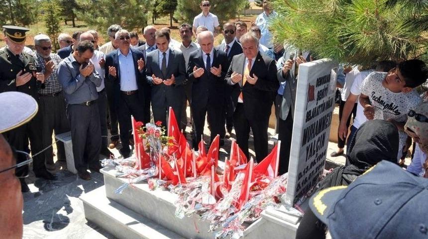 Karaman&rsquo;da 15 Temmuz Şehidi Muhammed Yal&ccedil;ın, Mezarı Başında Anıldı