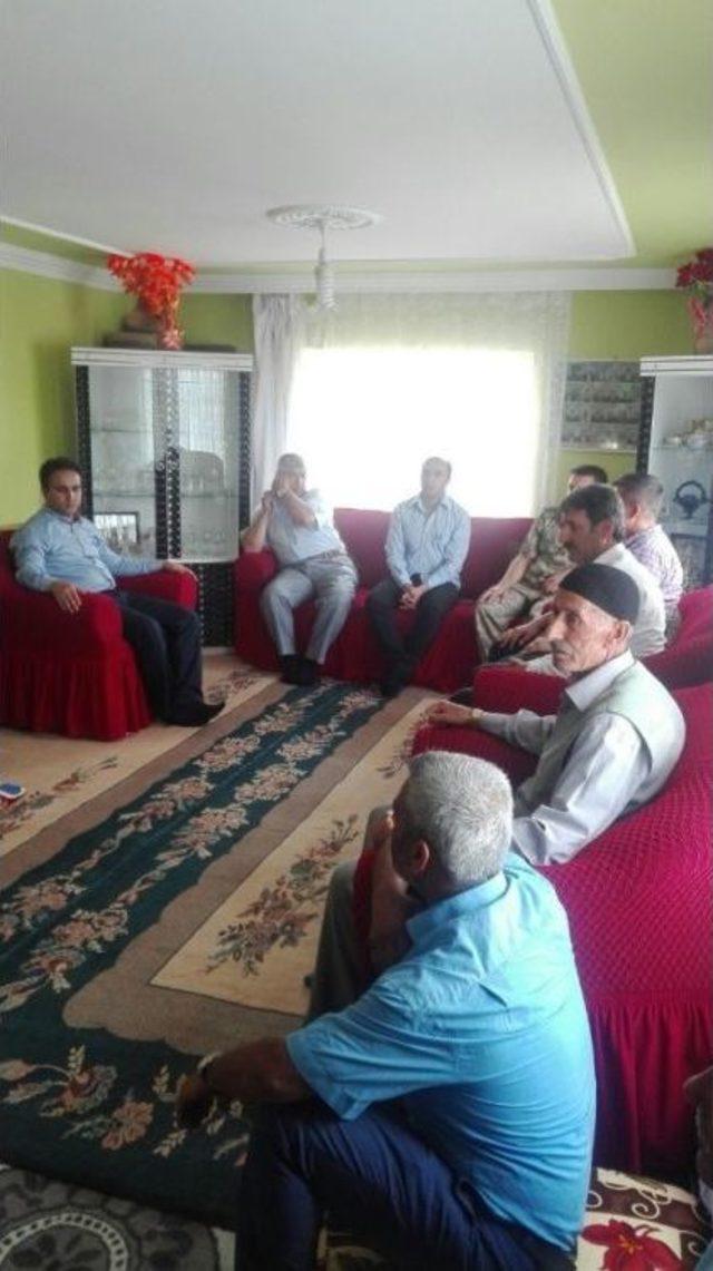 Kaymakam Dundar&rsquo;dan Şehit Ailesine Ziyaret 1