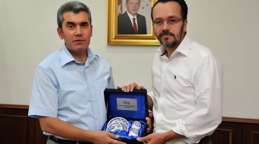 Başsavcı Arslan’dan Rektör Bircan’a Veda Ziyareti