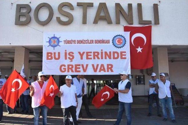 İzmir'de Yolcu Ve Araba Vapuru Seferleri, Grev Nedeniyle Durdu