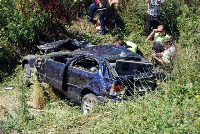 10 Metre Y&uuml;kseklikten Yere &Ccedil;akılan Otomobilden Sağ &Ccedil;ıktı 1