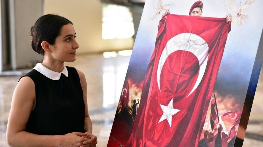 Antalya&rsquo;da 15 Temmuz Resimleri Sergisi