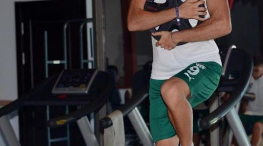 Bursaspor Salonda &Ccedil;alıştı