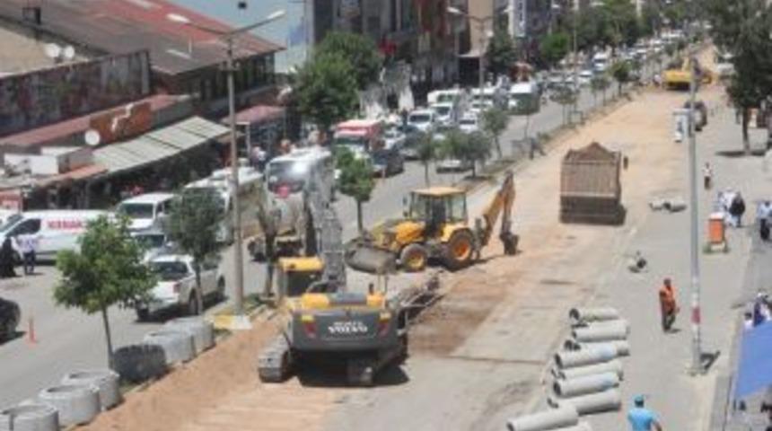 Muş&rsquo;ta Altyapı &Ccedil;alışması Aralıksız S&uuml;r&uuml;yor