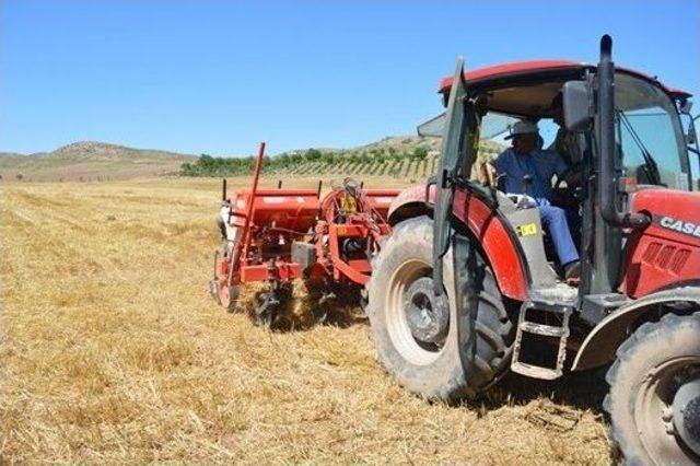 Kırıkkale’de Doğrudan Ekim Uygulaması Başladı