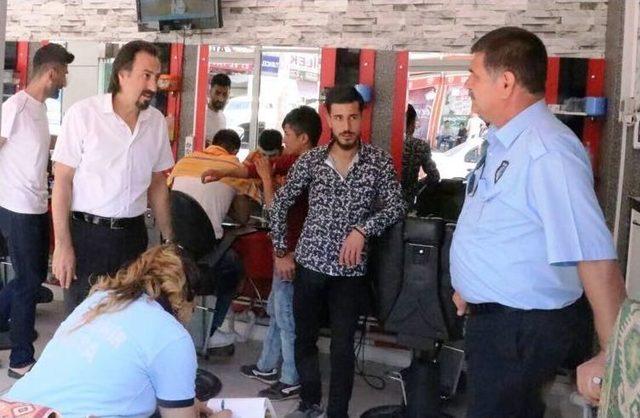 Başkan Koç’tan Korsan Kuaför Salonlarına Denetim 1