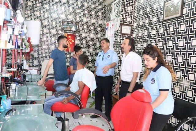 Başkan Koç’tan Korsan Kuaför Salonlarına Denetim 2