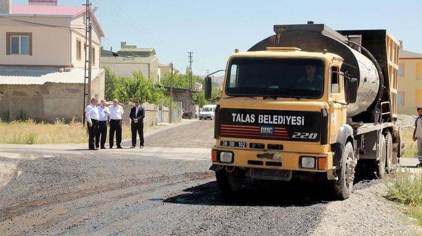 Başakpınar’da Asfalt Çalışmaları Devam Ediyor